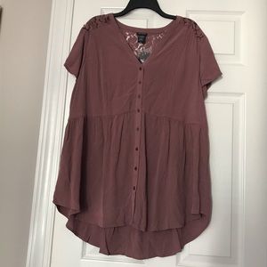 Torrid Walnut Lace Babydoll - NWT
